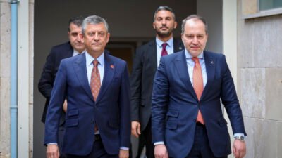 YENİDEN REFAH PARTİSİ'Nİ ZİYARET ETTİ CHP Genel Başkanı Özgür Özel