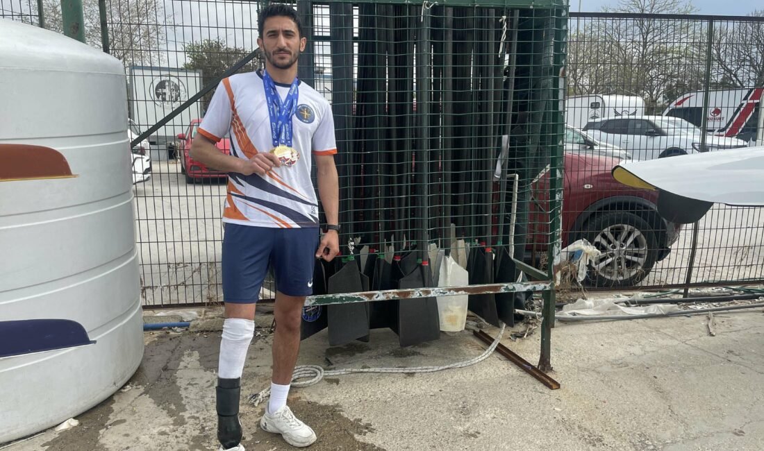 Sağ ayağını kaybetti, kürek sporuyla yaşama tutundu; hedefi 2028 Olimpiyatları’nda madalya Yağmur ÖNGÜNİZ/İZMİR, (DHA)-İZMİR'de yaşayan ve sağ ayağı protez olan Batuhan