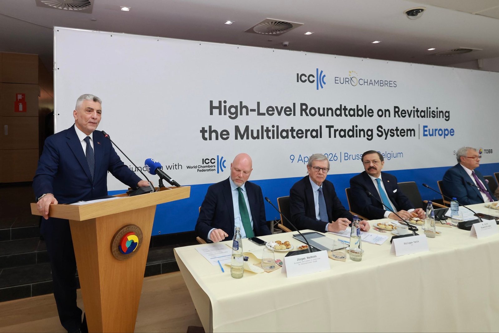 BELÇİKA, (DHA) - TİCARET Bakanı Ömer Bolat, Brüksel’de ‘Yüksek Düzeyli