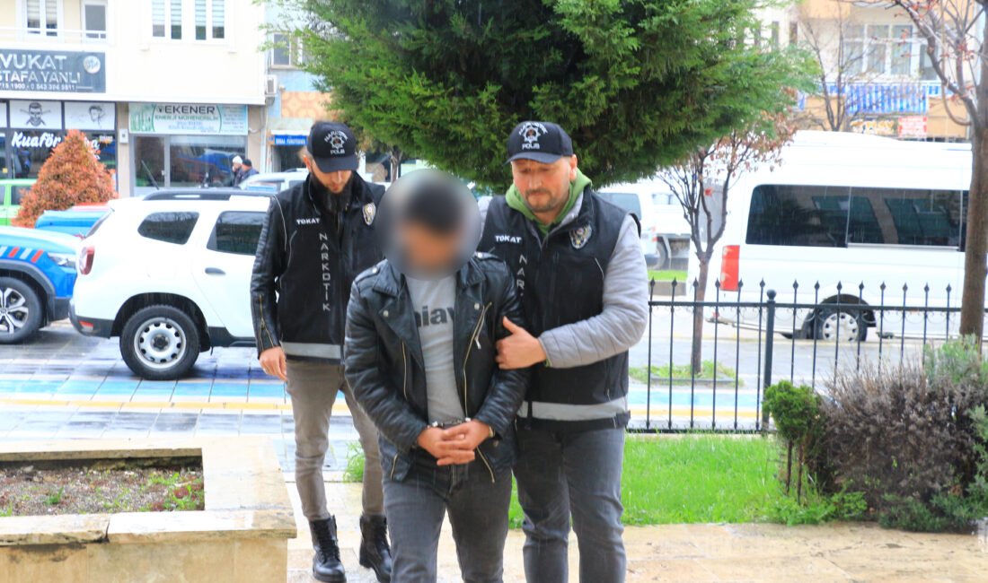 İbrahim UĞUR/TOKAT, (DHA)-TOKAT'ın Erbaa ilçesinde durdurulan TIR'ın dorsesindeki bir araçta