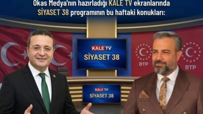 Kale TV youtube kanalımızda akşam saat 18:00’da görüşmek üzere! https://www.youtube.com/@KaleTV38/streams