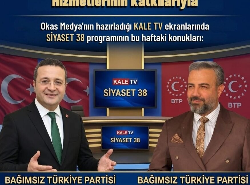 Kale TV youtube kanalımızda akşam saat 18:00’da görüşmek üzere! https://www.youtube.com/@KaleTV38/streams