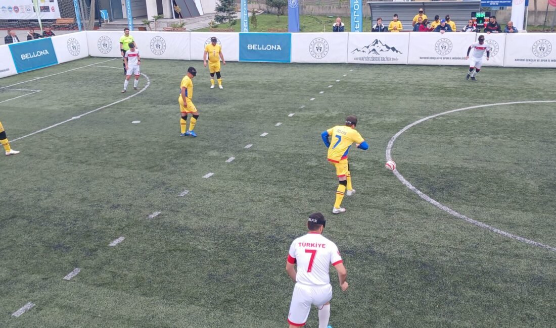 Görme Engelliler Milli Takımı, Erciyes Cup’ın şampiyonu oldu (RHA)- Kayseri’de düzenlenen Bellona International Blind Football Erciyes Cup’ta Görme