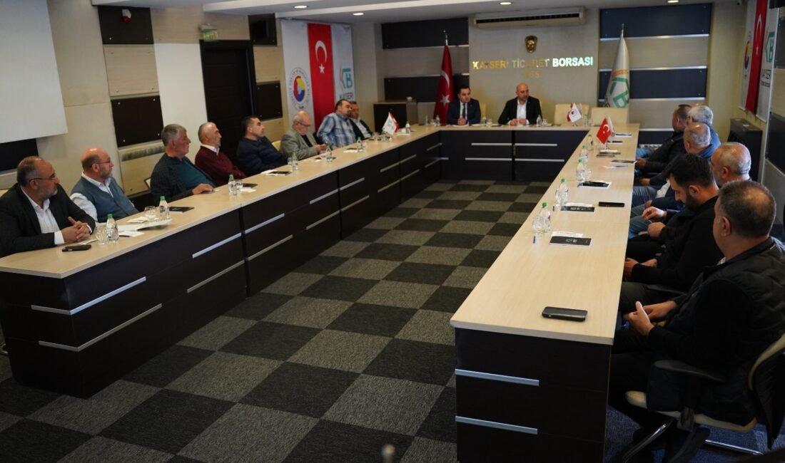 (RHA)- Kayseri Ticaret Borsası (KTB) Yönetim Kurulu Başkanı Recep Bağlamış