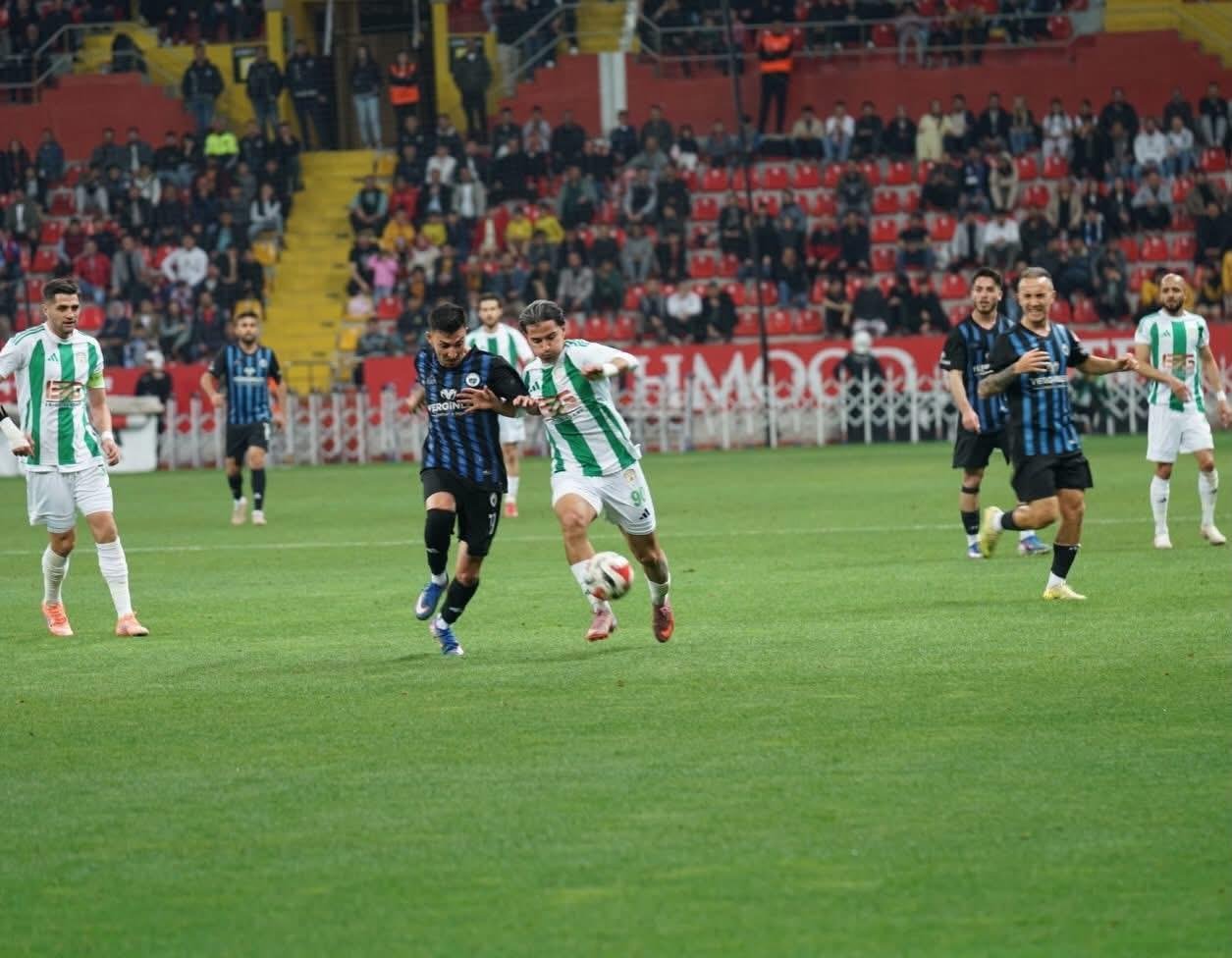 (RHA)- 3’üncü Lig play-off rövanş maçında Erciyes38 FK sahasında karşılaştığı