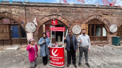 (RHA)- Yeniden Refah Partisi (YRP) Kayseri İl Başkanlığı, saha çalışma