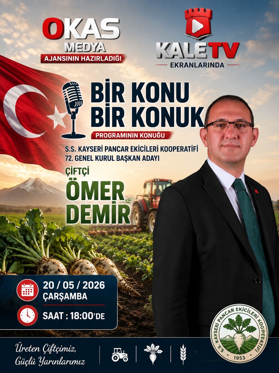 Kale TV canlı yayınımıza herkesi bekliyoruz. https://www.youtube.com/@KaleTV38/streams