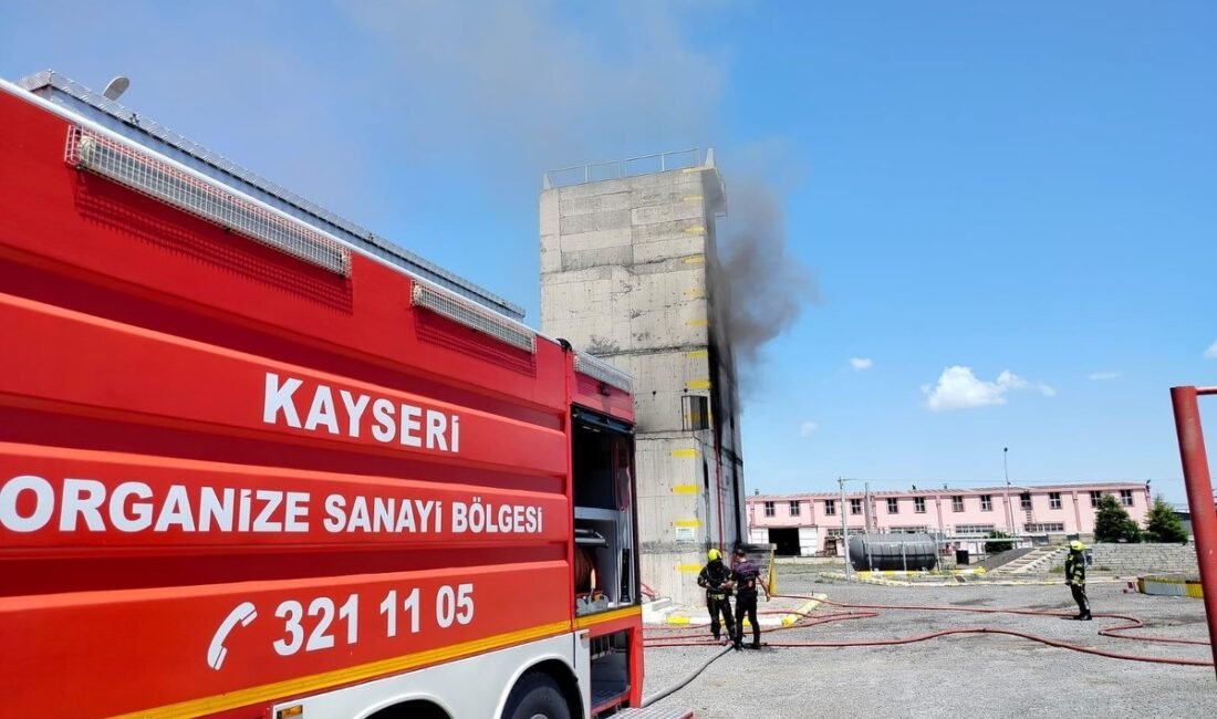 (RHA) – Kayseri Organize Sanayi Bölgesi (OSB) İtfaiyesi tarafından, Bünyan