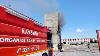 (RHA) – Kayseri Organize Sanayi Bölgesi (OSB) İtfaiyesi tarafından, Bünyan