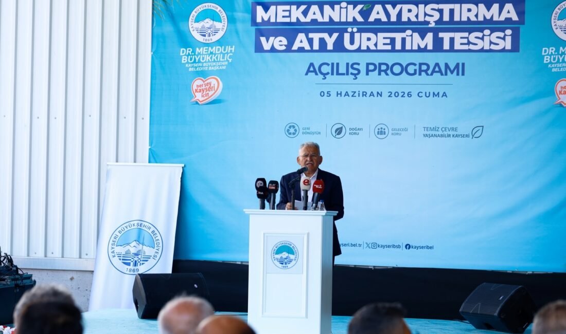 (RHA)- Kayseri Büyükşehir Belediyesi’nin katkılarıyla hayata geçirilen ‘Mekanik Ayırma ve