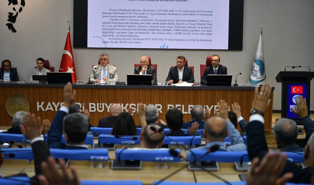 Büyükşehir Meclisi’nde 94 Gündem Maddesi Karara Bağlandı (RHA)- Kayseri Büyükşehir Belediye Meclisi’nin haziran ayı toplantısında 94 gündem