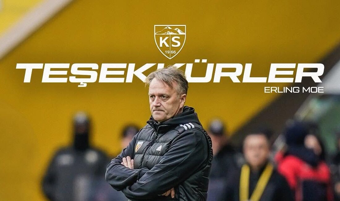 Kayserispor’da Moe ile yollar ayrıldı (RHA)- 1. Lig ekibi Kayserispor, teknik direktör Erling Moe ile