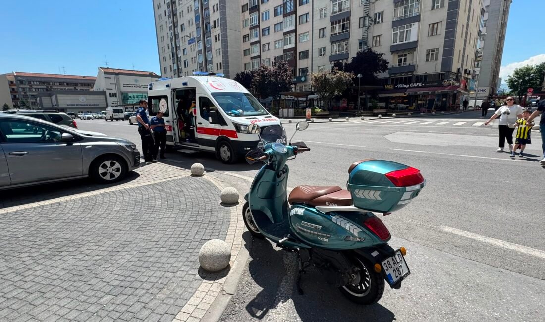 Kaza, saat 10.00 sıralarında Kocasinan ilçesi Sahabiye Mahallesi Ahi Evran