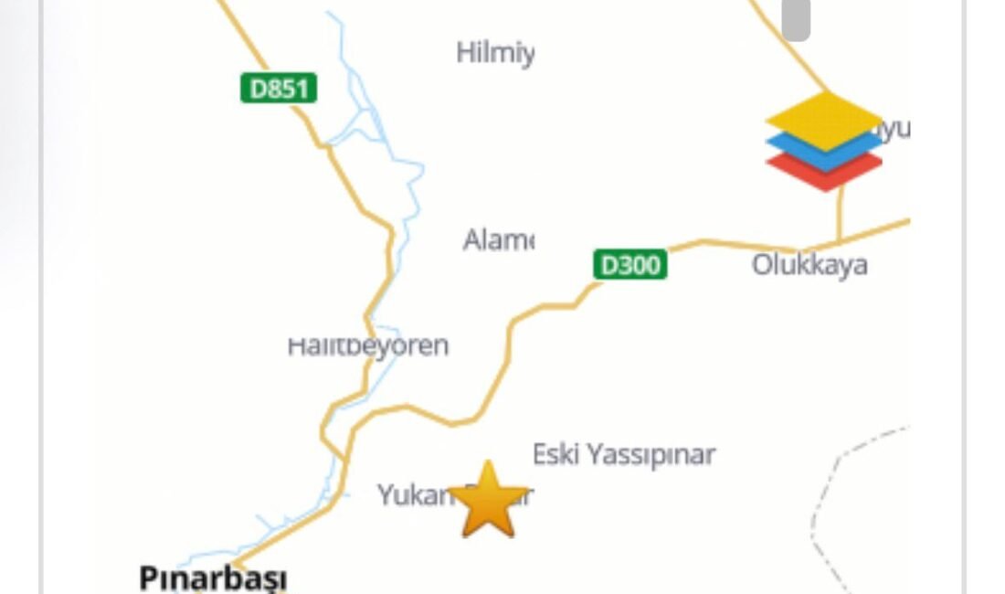 (RHA) – Kayseri’nin Pınarbaşı ilçesinde dün akşam meydana gelen 3,9