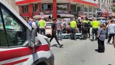 (RHA)- Kayseri’de, otomobil ile motosikletli trafik polisinin çarpıştığı kazada 1