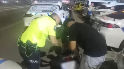 (RHA)- Kayseri’de sosyal medya için motosikletlerle tehlikeli hareketler yaparak hem