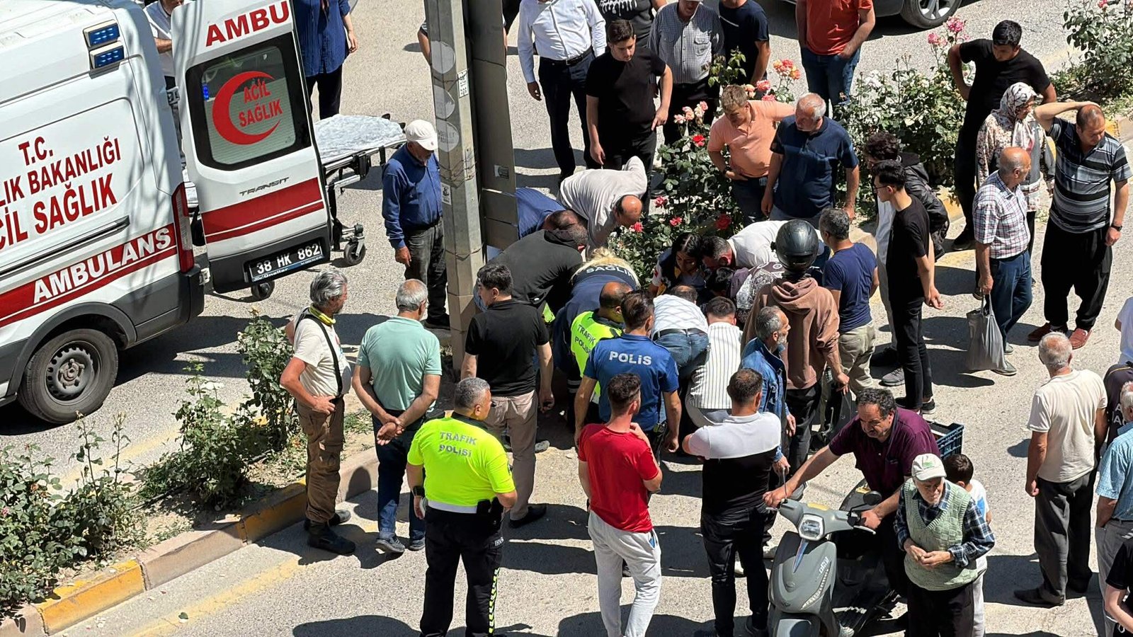 (RHA)- Kayseri’nin Yahyalı ilçesinde, motosikletin devrildiği kazada 1 kişi yaralandı.