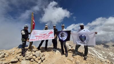 RHA)- Kayseri Dağcılık İl Temsilciliği tarafından 9-12 Temmuz tarihleri arasında
