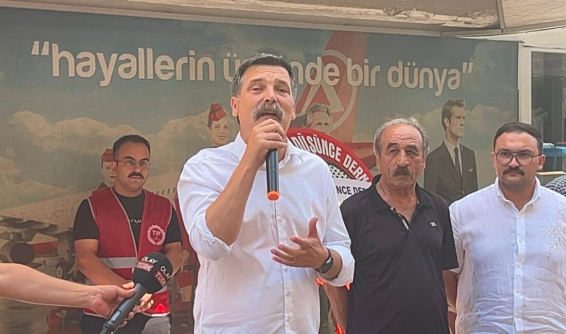 (RHA)- Türkiye İşçi Partisi (TİP) Genel Başkanı Erkan Baş, Kayseri’de