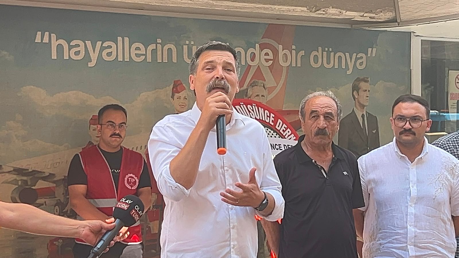 (RHA)- Türkiye İşçi Partisi (TİP) Genel Başkanı Erkan Baş, Kayseri’de